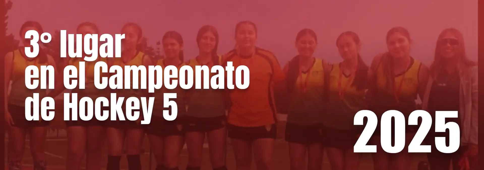 3° lugar en el campeonato de hockey